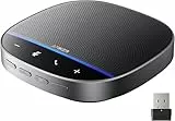 Anker PowerConf S500 Conference Speaker with Zoom Certification, USB-C Bluetooth Speaker for Calls, Conferences, Calls, Microphones for Smart Voice Recording, Black