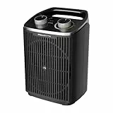 Rowenta Instant Comfort Compact 2000 Heizlüfter, 2 Leistungsstufen, kompakte Abmessungen, Thermostat, Kühlstufe, Tragegriff, Schwarz, SO2350F0 [Energieklasse A+++]