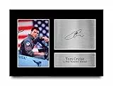 HWC Trading A4 Tom Cruise Top Gun Maverick Geschenke Geducktes Signiertes Autogramm Foto für Fans von Film Memorabilien - A4