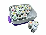 bakeryteam Lebensmittelfarben Set im praktischen Wilton Organizer (20 x 28g)