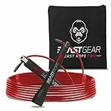 Beast Gear Springseil Erwachsene Fitness Jump Rope 'Profi' - Indoor-/Outdoor-Sprungseil für Ausdauer, Abnehmen, Boxen, Sport, MMA, Cardio