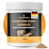 Schnecken Stopp Granulat - 500g - Abwehren, nicht töten - Alternative zu Schneckenkorn - Mit Zitroneneukalyptusöl - Regenfester Schneckenschutz - Schneckenschutz Hochbeet - Sofortige Schneckenabwehr