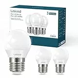 Linkind E27 Golf P45 Lampe 3.4W erzetzt 40Watt, 2700K Warmweiß 470Lumen E27 LED Leuchtmittel G45 Birne, klasse D Energiesparlampe mit 240° Abstrahlwinkel, nicht dimmbar, 3 Stück
