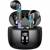 Drsaec Bluetooth 5.4 Kopfhörer, 6D Tiefer Bass In Ear Kopfhörer Kabellos Bluetooth 2026 Neu Kabellose Kopfhörer mit 4 ENC Mic, 56 Std Noise Cancelling Ear Buds, USB-C, IP7 Wasserdicht Sport Ohrhörer
