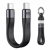 VAFOTON 240W USB C Kabel Kurz/USB C auf USB C Kabel Kurz 13cm/USB4.0 PD3.1 Schnellladekabel, 40Gbps Datenübertragung, 8K 60Hz Videoübertragung, Thunderbolt 3/4 for 1Phone16/15, MaBook/1Pad, Samsung,VR