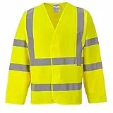 Portwest Warnschutzweste mit Reflexstreifen über Bauch und Schulter, Größe: L/XL, Farbe: Gelb, C473YERL/XL