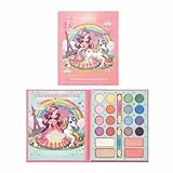 MockTota Schminkset Mädchen, Ungiftig Und Abwaschbar Make-Up Set Mädchen, Karneval Schminke SchminkSet, DIY Prinzessin Makeup Set for Girls, Schminkpalette