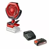 Einhell Akku-Ventilator GC-CF 18/110 Li Power X-Change (18 V, Brushless, 3 Geschwindigkeitsstufen, stufenlos einstellbar, viele Befestigungsmöglichkeiten, inkl. 2,5 Ah Akku + Ladegerät)