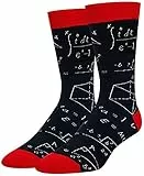 FGFD&OU Mathematische Socken für Herren und Damen - Lustiges Unisex Geschenk - Baumwolle Sportsocken für Sommer und Winter (Schwarz)