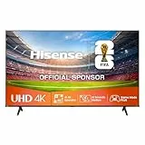 Hisense 43E6NT 108cm (43 Zoll) Fernseher, 4K UHD Smart TV, Precision Colour, HDR, Dolby Vision, 60Hz, Triple Tuner DVB-C/S/S2/T/T2, WiFi, HDMI 2.1, Bluetooth, Alexa Built-in, Schwarz, [2024]