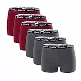 Libella® Panties Boxershorts Damen 6er Pack Hipsters Unterhose Unterwäsche Set Baumwolle 3429RG-S-6