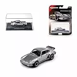 Majorette Auto Collection 1975 Porsche 930 Turbo - ikonisches Sammlerauto mit Metallchassis, Gummireifen und Showcase, Maßstab 1:64, ab 14 Jahren, Welle 1