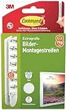 Command Klebestreifen, Packung mit 4x2 X-Large (8 Strips), Weiß, Für Schweres Gewicht - Bilder Aufhängen ohne Bohren, Streifen halten bis zu 9 kg, Rückstandsfreies Ablösen
