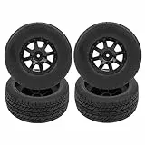 RC-Reifen 120mm, 4-teilig Gummireifen Zubehör für 1/10 Slash Modell (10044)
