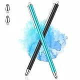 Mixoo Upgrade Stift für Tablet, Touchscreen Stift für Ipad, 2PCS Stylus Pen für Alle Tablets+2 Pencil Spitze, Hohe Präzision/Empfindlichkeit