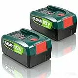18V 5.0Ah Ersatzakku Kompatibel mit Bosch PBA PSB PSR Home & Garden, 5000mAh Lithium Akku für Gloria Akku Werkzeuge, Hochkapazität Ersatzbatterie für Bosch 18V Elektrowerkzeuge（2er Pack）