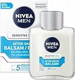 NIVEA MEN Sensitive Cool After Shave Balsam (100 ml), beruhigendes After Shave für Männer, Hautpflege nach der Rasur mit Kamille und Vitamin E