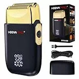 HIENA PRO Folienrasierer für Männer Barbier Doppelter Elektrischer Folienschneider Professioneller Elektrischer Rasierer Close Shaver Kabellos Wiederaufladbar mit USB Abnehmbares Design LED Display
