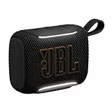 JBL GO 5 Ultra‑tragbarer Bluetooth‑Lautsprecher mit großem JBL Pro Sound und kräftigem Bass, AirTouch‑Pairing, wasserdichtes Design, 10 Stunden Wiedergabezeit, Schwarz