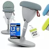SteinLife Bürohocker Ergonomisch [TESTSIEGER] Stehhocker Höhenverstellbar [58-83cm] Ergonomischer Hocker für Büro [Schwingeffekt] Wackelhocker Sitzhocker | Arbeitshocker rutschfest Rund