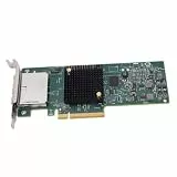 Plyisty LSI SAS 9207-8e Host-Bus-Adapter, 8 Externe Ports PCIe 3.0 X8 6 Gbit/s SAS SATA Low-Profile mit IT-Modus, 2 X SFF-8088, für Linux, VMware, Freebsd