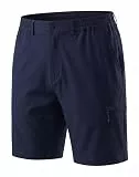 Pioneer Camp Trekking Shorts Herren Leicht Wasserabperlende Elastizität Hiking Kurze Hosen mit Elastischem Bund für Sommer Outdoor Trekking Touren（Navy;XL