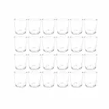Sandra Rich Teelichtglas 24er Set PROMO klar H. 7cm Ø 5,5cm