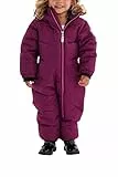 Killtec Skioverall Kinder Twinkly MNS ONPC B - Overall in Daunenoptik - Schneeanzug mit Kapuze - Winteranzug mit flauschigem Innenfutter, orchidee, 110/116