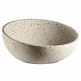 APS 30082 Dekoschale/Obstschale TERRAZZO - Beton, Ø 29,5 cm, H: 8,5/14,5 cm, 2,5 Liter, Terrazzooptik