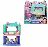 DREAMWORKS GABBY'S DOLLHOUSE: DER FILM - Portal Raum 'Spa-tastisches Badezimmer von Meerkätzchen', 10-teiliges Spielset mit Katzenfigur & Zubehör, für Kinder ab 3 Jahren