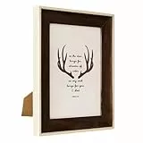 marysgift Bilder mit Rahmen für Wohnzimmer Rustikale Bilderrahmen Holzbilderrahmen Fotorahmen Set für Wand- oder Tischaufsteller (XK00506,10')