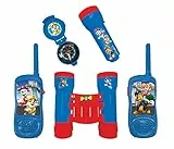 Lexibook, Paw Patrol, Abenteurer-Set für Kinder, Walkie-Talkies 120m, Fernglas, Kompass, Taschenlampe, Blau/Rot, RPTW12PA