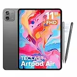 TECLAST Tablet Artpad Air 11 Zoll Android 15 Tablets, Helio G99 Gaming Tablet 20GB RAM 128GB ROM, Dual SIM LTE, 8000mAh, Widevine L1, GPS/GMS, USBC Anschluss