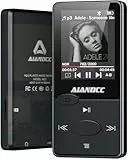 Mp3 Player Bluetooth 5.3 HiFi-Sound, Mp3 Player FM-Radio, Mini Mp3-Player 32G für Kinder und Erwachsene, Inklusive Kopfhörer, kann TF-Karte Einlegen (Schwarz)