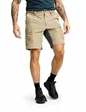 RevolutionRace Rambler Lightweight Pro Shorts für Herren, Leichte Kurze Hose und Wandershorts für Herren, Khaki, XXL