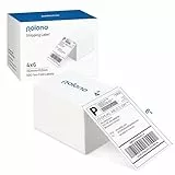 Thermoetikette, POLONO 4'x6' Thermodirekt-Versandetikette (500er-Pack), Perforierte Leporello-Etikette, Kompatibel mit Etikettendrucker MUNBYN, Rollo, IDPRT SP410, POLONO PL60, Handelsqualität