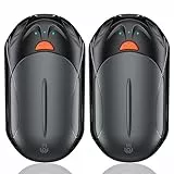 Handwärmer Elektrisch 2 Pack, OUTJUT Handwärmer Wiederaufladbar 6000mAh Tragbare Taschenwärmer USB Hand Warmers 3 Heizmodi Schnelles Aufheizen, Outdoor Sport, Golf, Camping im Winter
