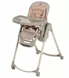 Maxi-Cosi Minla Plus Kinderhochstuhl Mitwachsend, 0–14 Jahre, 0–60 kg, Hochstuhl Baby, einer Hand drehbaren Tabletts, 4 Rädern, 9 Höhenstufen, 5 Neigungspositionen, kompakt faltbar, Elegance Terra