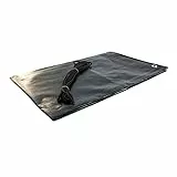 Windhager Sandkasten-Abdeckung, Abdeckplane für Sandkiste, Sandkisten-Plane mit Metallösen und Gummikordel, 180 g/m², 1,7 x 1,7 m, 07045, grün, Medium 1,7 x 1,7 m