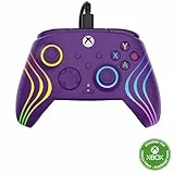 Turtle Beach Afterglow Wave Controller Lila Wired RGB Gaming Controller – Lizenziert für Xbox Series X oder S, Xbox One und Windows