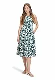 Vera Mont Damen Cocktailkleid mit Print Cream/Dark Green,40