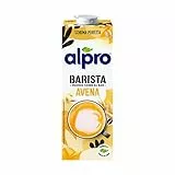 Alpro Barista Haferdrink – Zum Aufschäumen – Vegan und milchfrei – Von Natur aus laktosefrei – Reich an Ballaststoffen, Calcium und Vitaminen – 1 x 1 L – Haltbar
