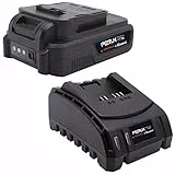 Yard Force Akku mit Ladegerät Set AL C22BN: 20V / 2,0 Ah Li-Ion Akku Batterie (AL C20B) & Akku Ladestation (AL C20C), für YARD FORCE & PowerG 20V Werkzeuge, Schnellladetechnologie