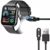 Blueshaweu Ladekabel Kompatibel mit Jugeman Smartwatch 1,96' P99, Kabel Ladegerät Ladestaion Kompatibel für Motast P99 / Togala P99 / Jugeman P99 Smartwatch (schwarz)