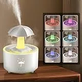 RUIZHI Luftbefeuchter Schlafzimmer, 300ML Luftbefeuchter mit Fernbedienung & Auto Abschaltung, 7-Farben LED Aromatherapie Diffusor für Bedroom Wohnzimmer