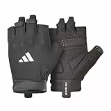 adidas Essential Trainingshandschuhe - feuchtigkeitsabsorbierende Aeroready Technologie gepaart mit Einer äußerst komfortablen, strapazierfähigen Handinnenfläche aus Velourlederimitat