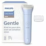 Philips Lady Shaver Series 6000 - kabelloser elektrischer Rasierer für die Nass- und Trockenrasur, 3-Klingen-Rasursystem, für Beine und Körper, 80 Min. Laufzeit, Modell BRL127/00