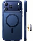 TORRAS Guardian-Mag für iPhone 17 Pro Hülle für MagSafe (Zertifizierte Militärschutz und Magnetkraft) Handyhülle iPhone 17 Pro Case Extrem Haltbarkeit Hülle Stoßfest Kratzfest Cover, Matt Blau