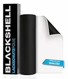 Blackshell® Universal Lackschutzfolie schwarz matt 12cm x 100cm Folie selbstklebend als Auto Folie, Motorrad Folie, Fahrrad Schutzfolie - universal einsetzbar auf Allen glatten Oberflächen