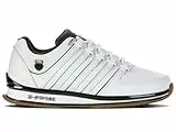 K-Swiss Homme Rinzler Basket, Blanc et Noir, 44 EU